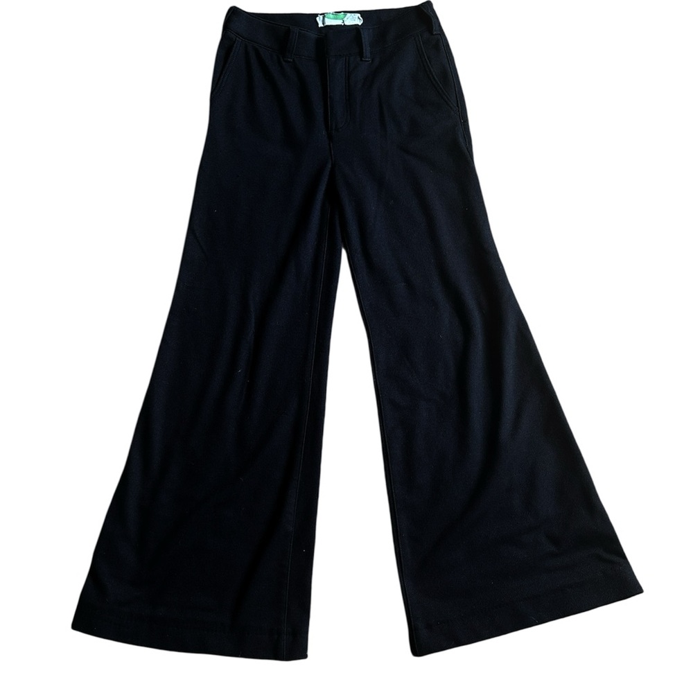 Anthropologie Black Wide-Leg Pants Women’s Size 26
